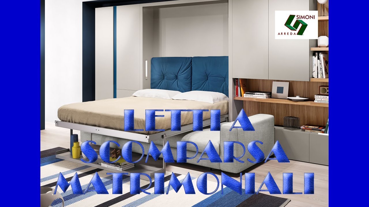 Letti a Scomparsa matrimoniali by Simoni Arreda