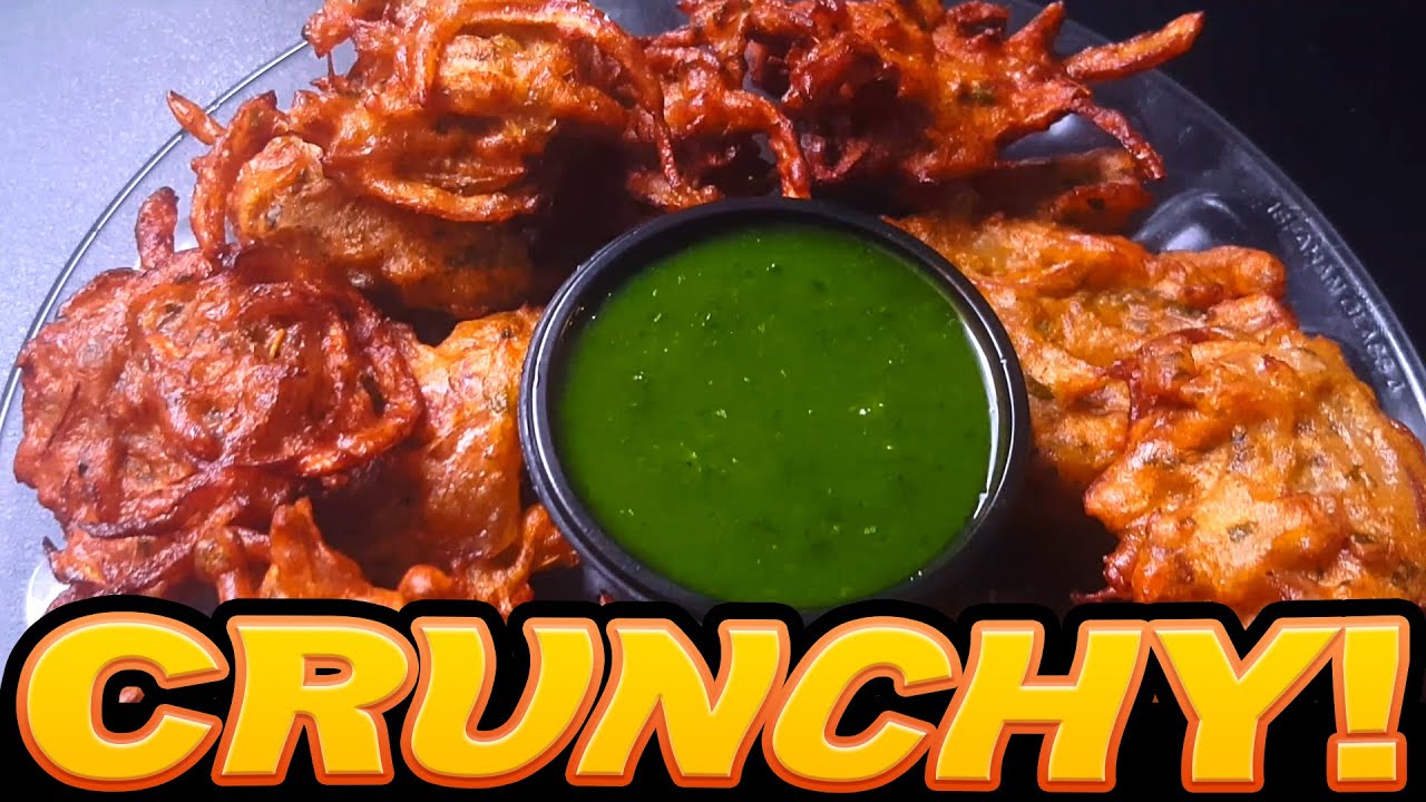 How To Make Crispy Onion Pakoda Teatime Snacks Onion Pakora Kanda