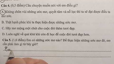 Đề thi giữa học kỳ I môn Tiếng Việt lớp 4, sách Chân trời sáng tạo