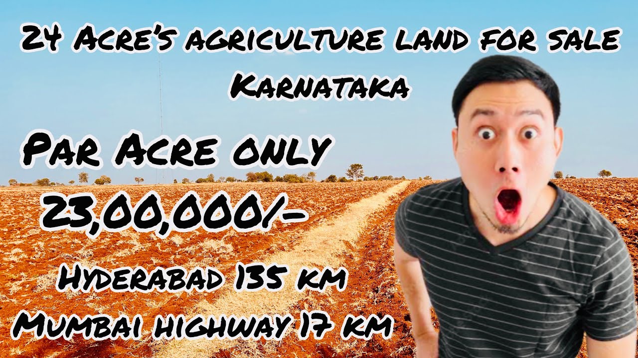 24 Acre’s agriculture land for sale Karnataka single owner Bidar