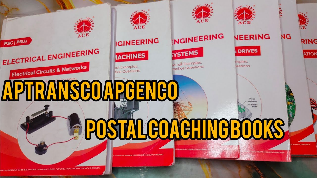 AP Transco Genco AEE postal coaching books 