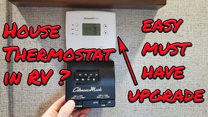 How To Upgrade Your RV Thermostat (DIY: Honeywell) 
