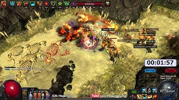 Path of Exile Act4: 2H RT Static Strike Gorge Speed Run!