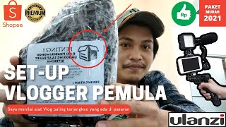 YOUTUBER PEMULA WAJIB PUNYA INI | UNBOXING+ REVIEW PAKET VLOG | PALING MURAH2021