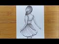 How to draw easy girl drawing for beginners  step by step