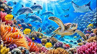 🌊🪸 Discover a Beautiful Underwater World Full of Colorful Tropical Fish | 4K Ocean Video