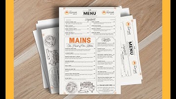 Modern Restaurant Menu Design in Canva | Easy & Professional Layout Tutorial