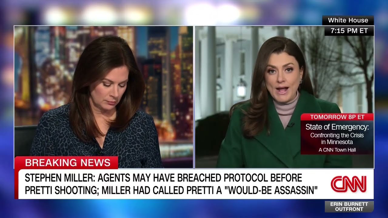 Stephen Miller acknowledges possible breach of protocol before Alex Pretti’s shooting