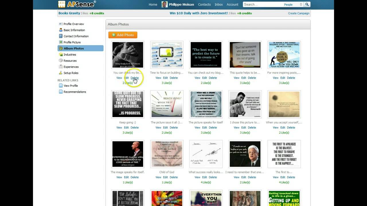 Your APSense Profile - Part 2