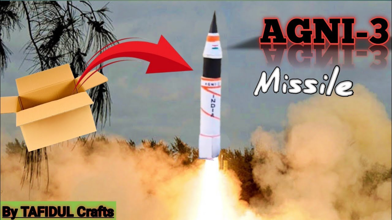 How To Make Rocket / Missile (AGNI-3) ||Rocket Kaise Banaye||Cardboard Rocket..