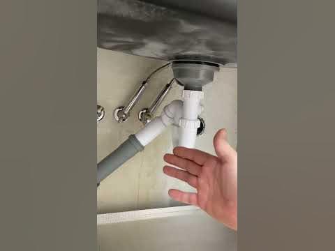 Сифон кухонный должен быть без гофры 💪 - YouTube