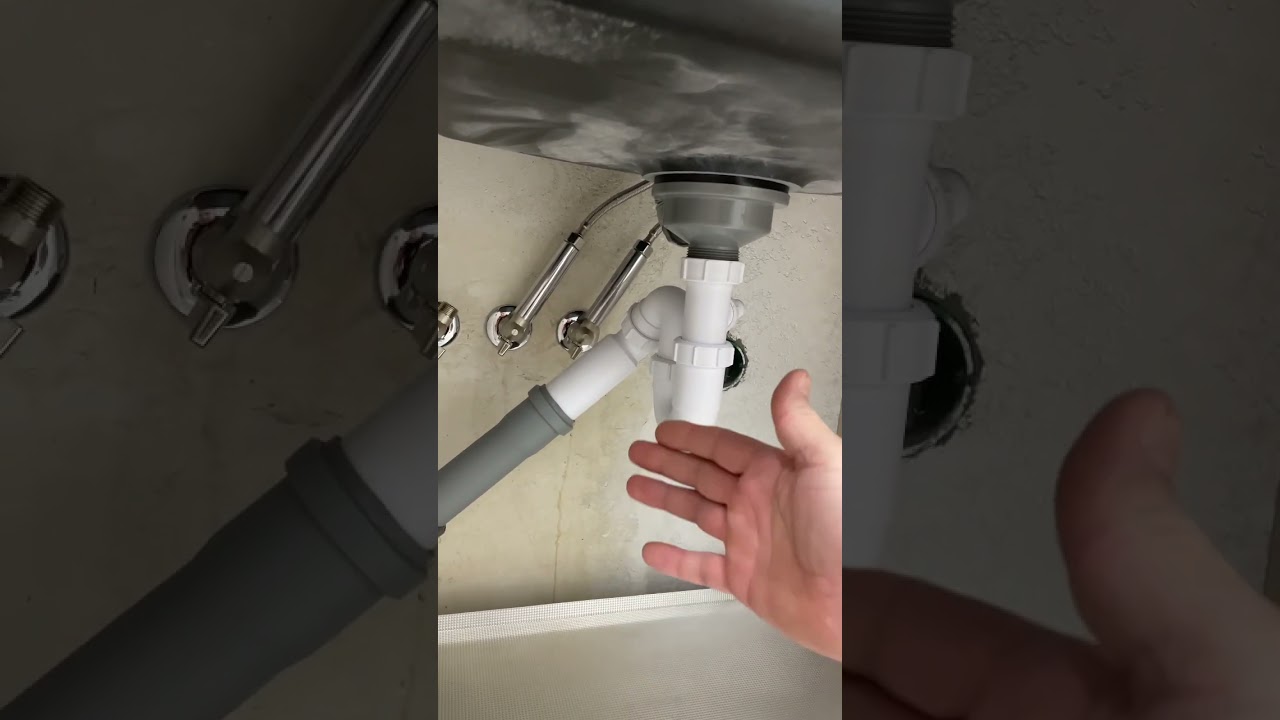 Сифон кухонный должен быть без гофры 💪