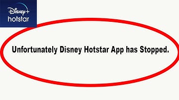 Fix Disney Hotstar Unfortunately Has Stopped | Disney Hotstar Stopped Problem | PSA 24