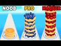 NOOB vs PRO vs HACKER in Pancake Run (NEW UPDATE!)