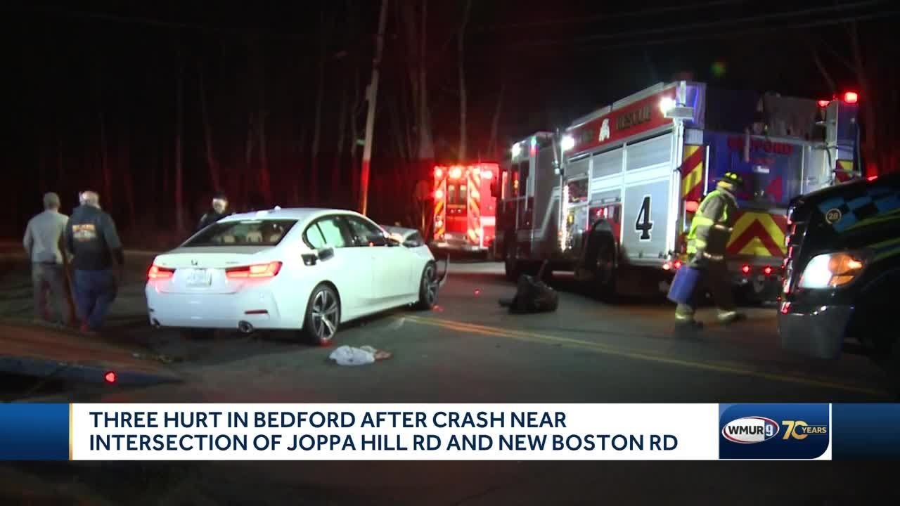 Three people suffer serious injuries, taken to hospital after crash in ...