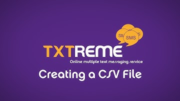 Txtreme Solutions - How to Create a CSV File in Microsoft Excel