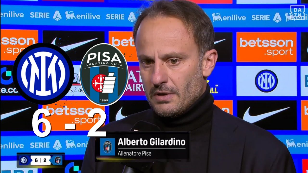 Alberto Gilardino Intervista Post Inter 6 vs 2 Pisa 23/01/2026