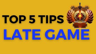 How to REALLY Play MID to LATE GAME - TOP 5 TIPS ( DOTA 2)