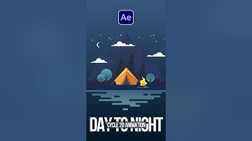 Create Day to Night Animations in After Effects #tutorial