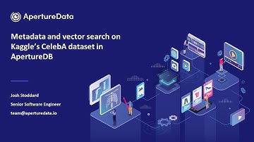 Find Matching Faces: Metadata and Vector Search on ApertureDB Pre-loaded with CelebA Dataset