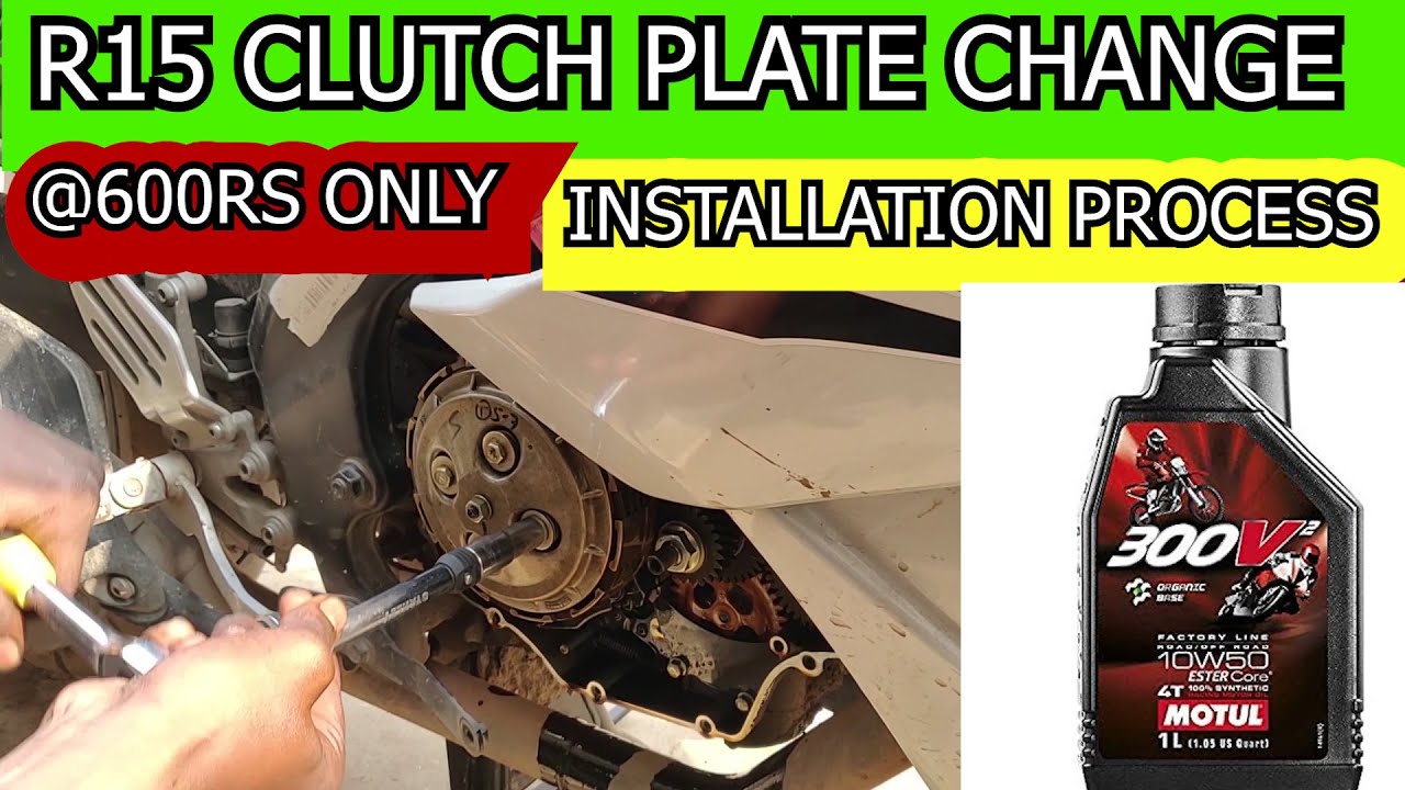 R15 v2 clutch plate change | Motul 300v2