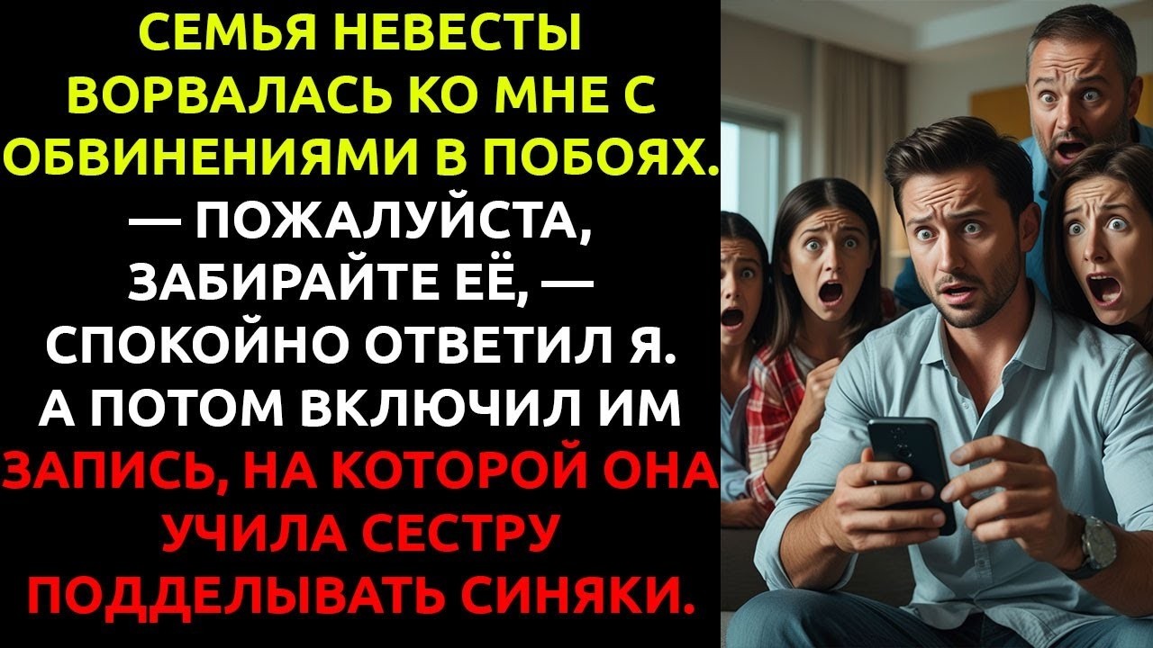 Моя невеста показала родителям СИНЯКИ... и я УЗНАЛ, как она их подделывала
