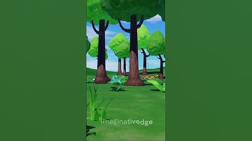 Low Poly Animation in Blender | Forest Animation | 3D Blender Animation | Blender 4.3