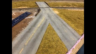 Model Roads Using Foam Sheets