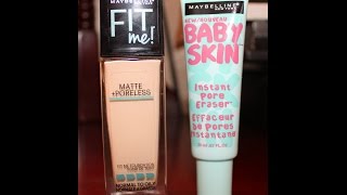 Cara Mengecilkan Pori Pori | Emina Pore Ranger VS Maybelline Baby Skin Pore Eraser | #reviewERIN