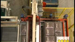 ENSACADORA PELLETS FULL AUTOMATIC BAGGING LINE LIGNE COMPLÈTE D'ENSACHAGE POUR GRANULÉS DE BOIS.