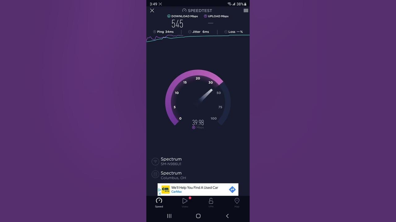 Spectrum speed test free
