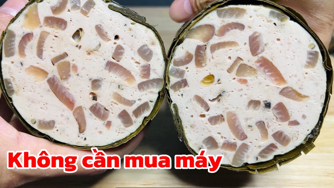 Cách làm chả lụa gân dai giòn dễ ẹt