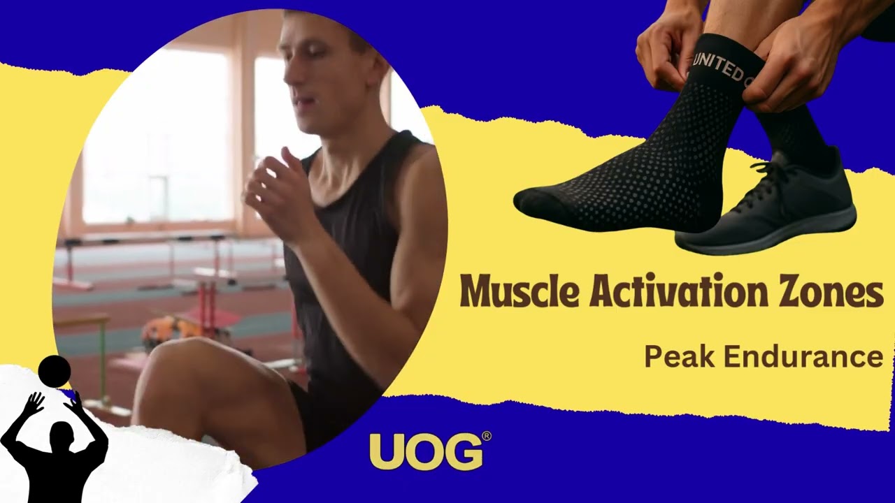 UOG (United One) All Pro Sports Socks – Muscle-Activating Performance. Made in the U.S.A.