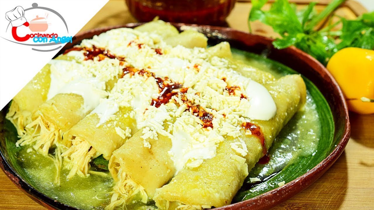 Como Hacer Entomatadas Verdes YouTube