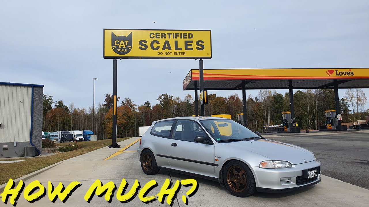 How Much Does A Honda Civic Weight In Tons