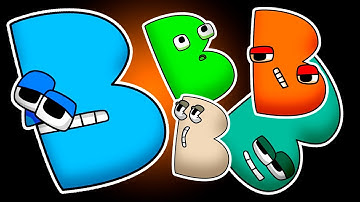 Alphabet Lore But Everyone Is ALL Different Versions ( B Version )