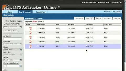 DPS AdTracker™:Online X - Search Live Ads Tutorial