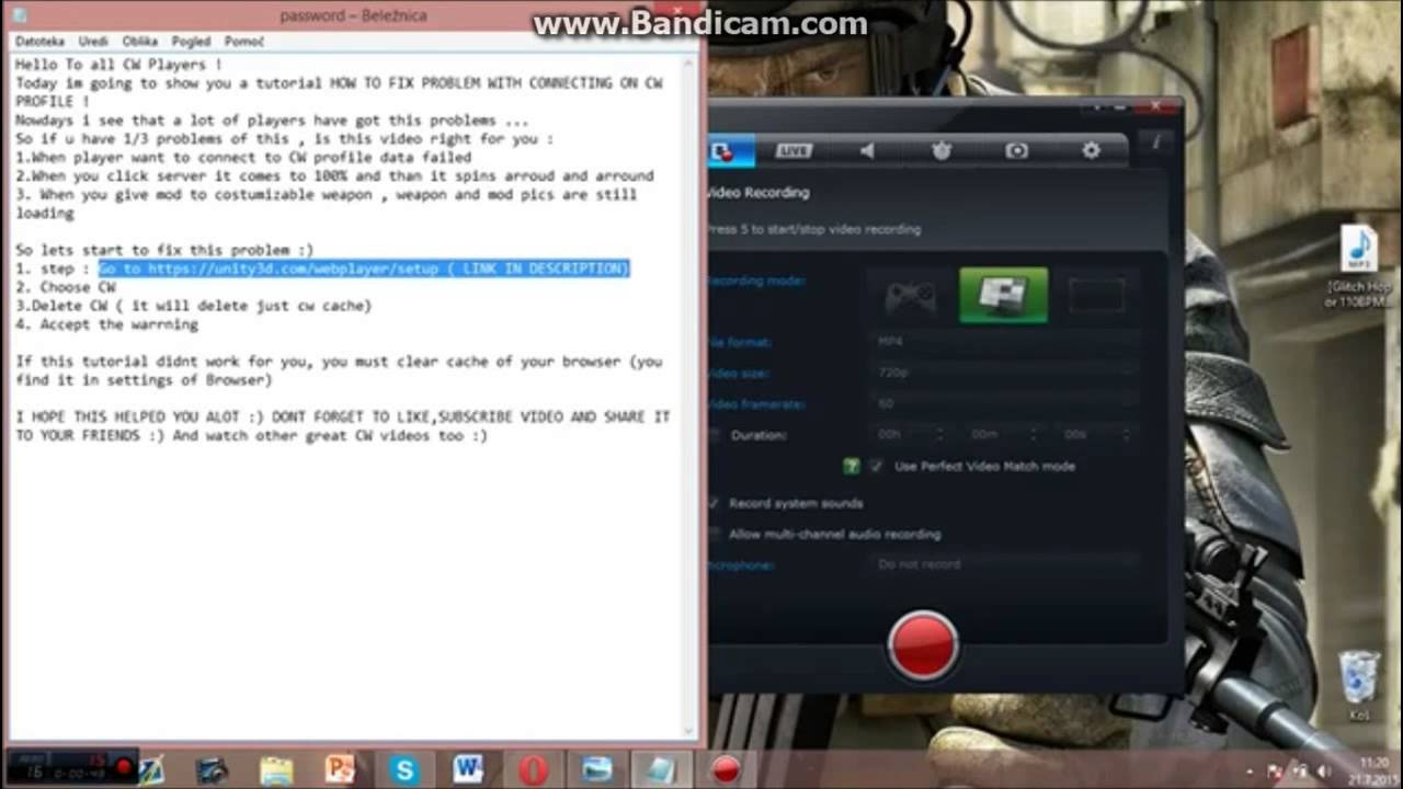How to fix loading problem on contract wars profile