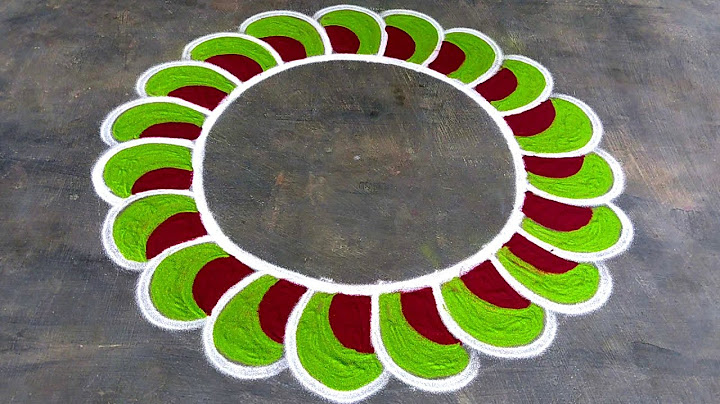 Pongal pot rangoli 2025 small🌹Sankranthi muggulu latest🌹bhogi kundala muggulu🌹Super colour rangoli