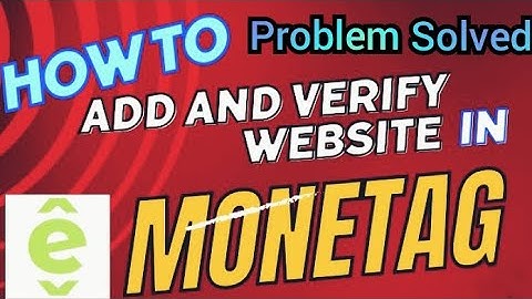 Monetag website verification problem ||Monetag earning trick
