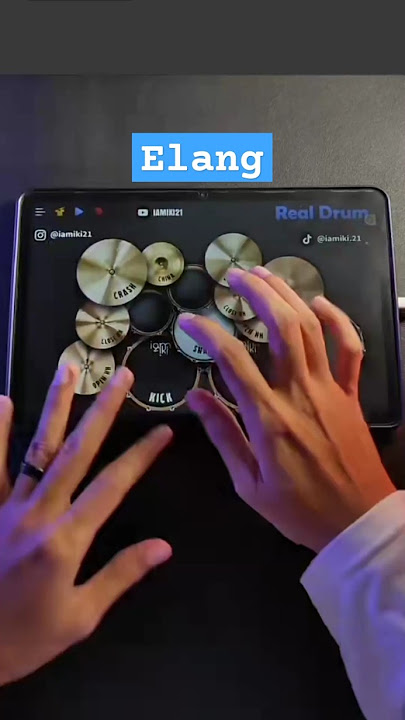 Elang - Dewa 19 | Realdrum Cover By IAMIKI21 #shorts