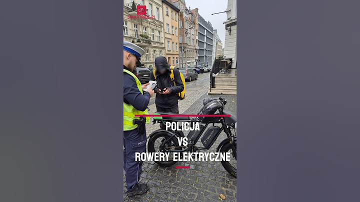E-BIKE na celowniku Policji - KONTROLE rowerów elektrycznych w Poznaniu
