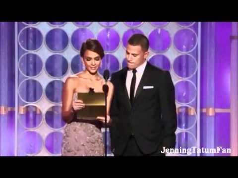 Channing Tatum and Jessica Alba present The Best Animated Feature Film (Golden Globes 2012)