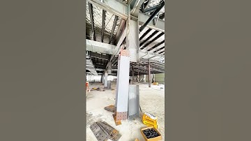Heightening house steel structure column process- Good tools and machinery make work easy