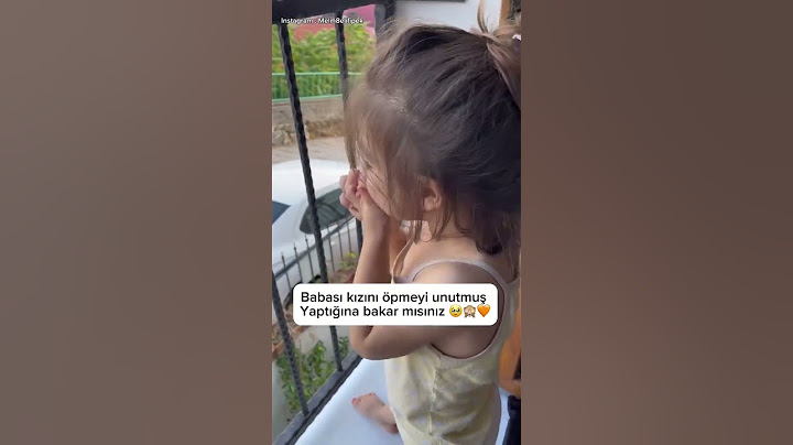 Minik kız, kendisini öpmeden evden çıkan  babasına balkondan trip attı