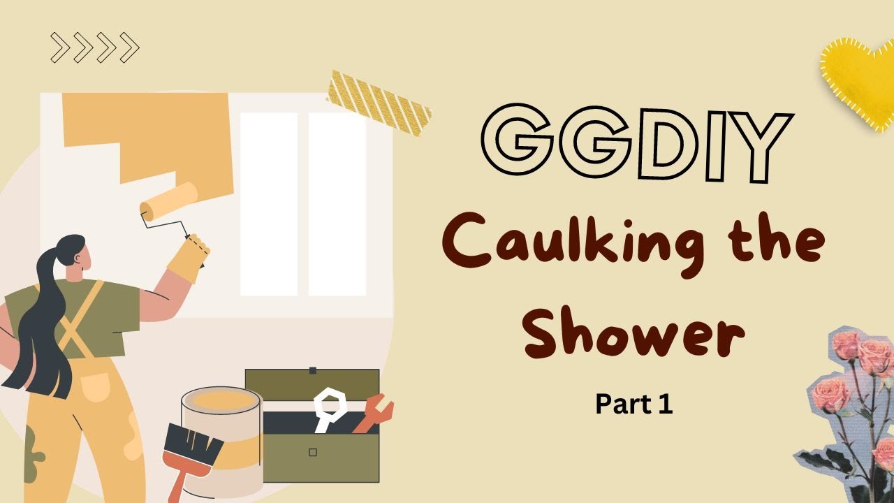 Caulking the Shower Part 1 YouTube