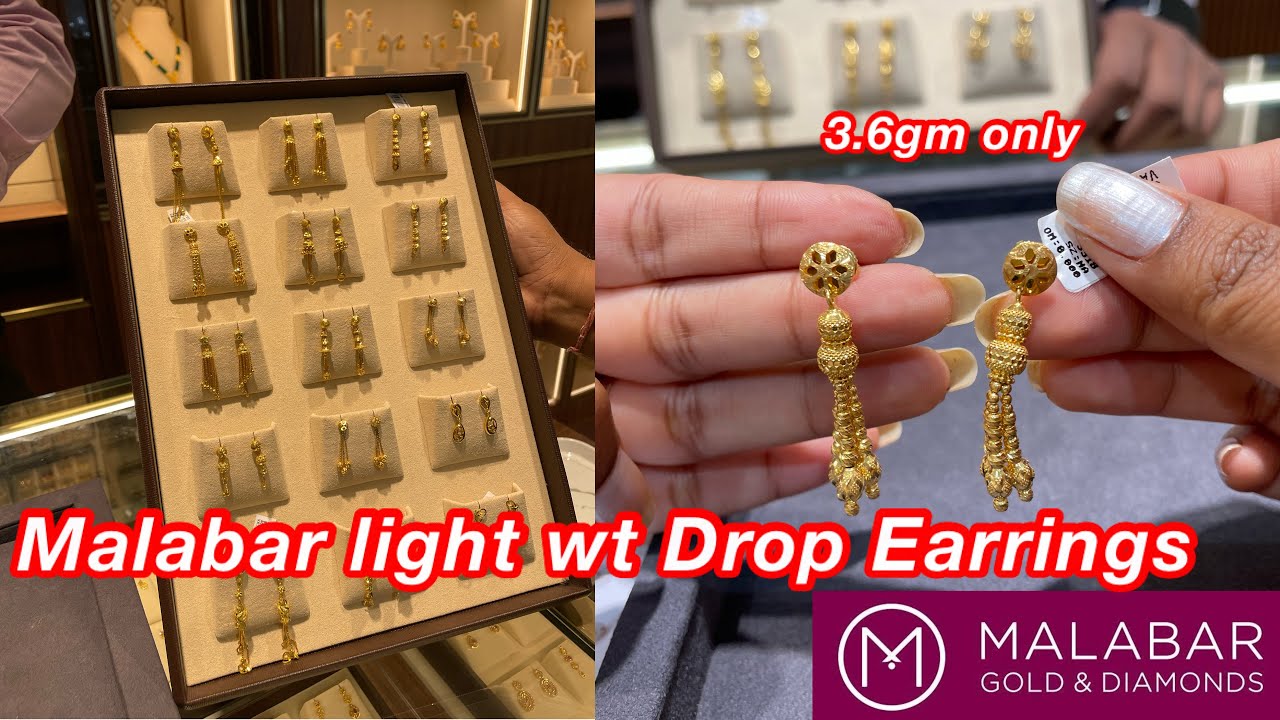 Aggregate more than 148 malabar gold hanging earrings