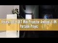 Review FECLYDET Mini Projector Android 11-8K Portable Projector 120 ANSI Lumens, Support 180° Rotati