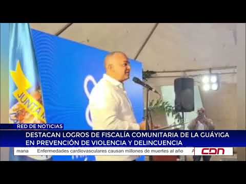 La Guáyiga community prosecutor's office highlights achievements in violence and crime prevention