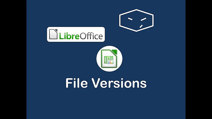 libreoffice calc save file versions